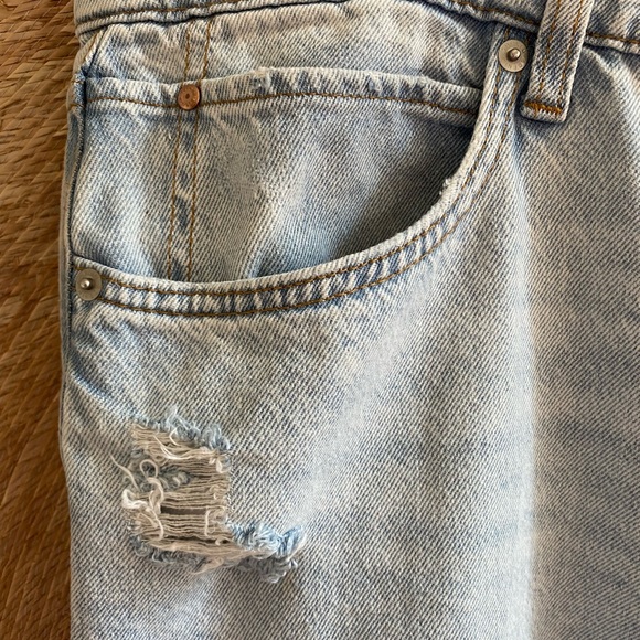 Distressed H&M “Boyfriend” Jeans - Size 16 - Comfy, Cute - Picture 4 of 10